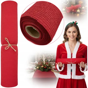 ubrus VÁNOČNÍ BĚHOUN NA STŮL UBRUS 200X28 DEKORATIVNÍ OZDOBNÝ NA VÁNOCE