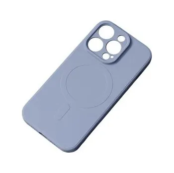 Silikonowe etui kompatybilne z MagSafe do iPhone 15 Pro Max Silicone Case - szare