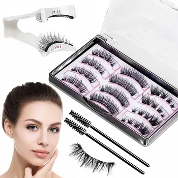 Umělé řasy MAGNETICKÉ ŘASY PŘIROZENÝ VZHLED 3D BEZ LEPIDLA S PINZETOU V SADĚ