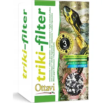 OTTAVI Triki-Filter 300 g (3x100 g), filtrační vložka do akvária pro želvy (OTMF013)