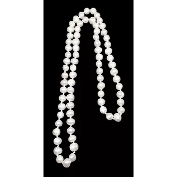 Náhrdelník Říční perly, náhrdelník dlouhý 70 cm, bez zapínání