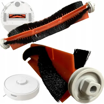 Kartáč pro robotický vysavač HLAVNÍ KARTÁČ VÁLEC 4 CM NÁHRADNÍ PRO ROBOROCK S7 Q5 Q7 QREVO GUMA ŠTĚTINY