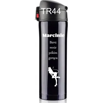 Termohrnek Termohrnek Albox černý nerezová ocel 400 ml dvojité stěny