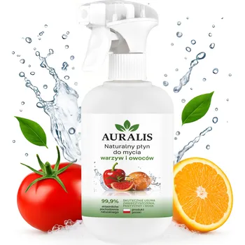 Auralis Přírodní čisticí prostředek na zeleniny a ovoce 500 ml odstraňuje pesticidy a vosk