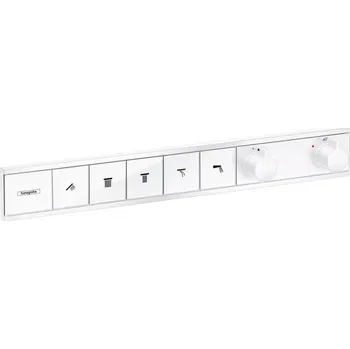 Hansgrohe RainSelect Termostatická baterie pro 5 vývodů, bílá mat 15384700