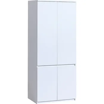 Šatní skříň Skříň Kondela Artemia 80,1 x 195,2 x 52 cm bílá