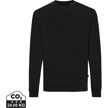 Pánská mikina Mikina IQONIQ Zion z recykl. bavlny - Černá / 5XL