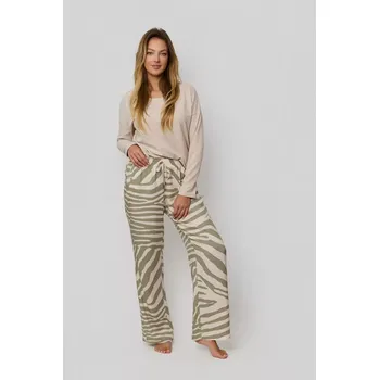 Pánské pyžamo Pyžamo Mefemi Selene PX75 long/r S-2XL Béžová M