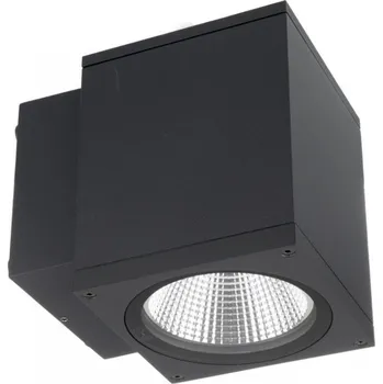 Venkovní osvětlení LIGHT IMPRESSIONS Deko-Light nástěnné přisazené svítidlo - ShoreLine Pro hranaté, 12 W, DIM, 3000/4000 K, tmavěšedá - LIGHT IMPRESSIONS IMPR 731203