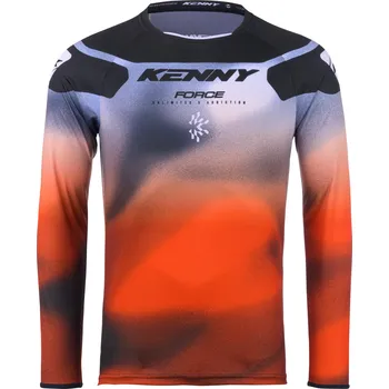 cyklistický dres KENNY dres FORCE FOG 25 orange - L