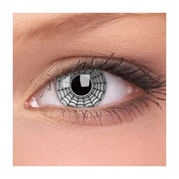 Kontaktní čočky barevné čočky CRAZY spider (2 čočky tříměsíční)