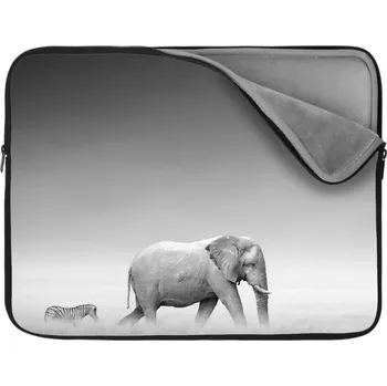 pouzdro na notebook Sablio Obal na notebook Slon a zebra - 13"