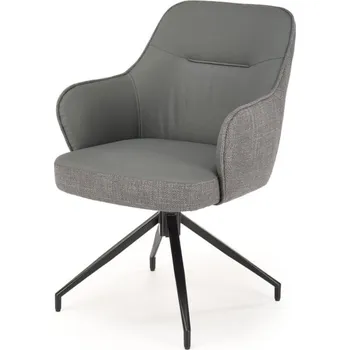 Nábytek K554 židle popelavá / světle popelavá - Halmar 58x90 cm