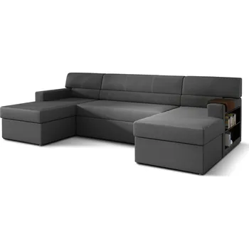 Sedací souprava Pravostranná rohová sedačka Markos s funkcí spaní typu delfín a 2 úložnými prostory na lůžkoviny - ELTAP soft 29, dora 96 310x90 cm