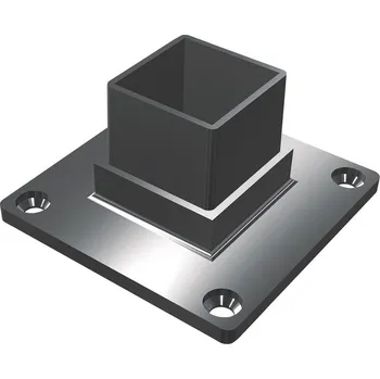 Zábradlí Ukotvení na zábradlí hranaté, nerez 30 x 30 x 2 mm