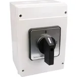 Vačkový vypínač, ON-OFF Tracon TK-129/3T65 400V, 50Hz, 125A, 3P, 30kW, 88×88mm, 90°, IP65 (Tracon TK-129/3T65)