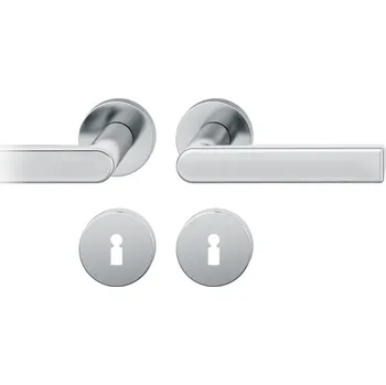 Dveřní kování Kování FSB 12 1244 ASL Eloxovaný hliník, Cylindrická vložka, klika / klika