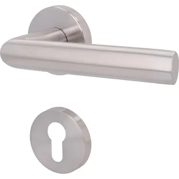 Dveřní kování Südmetall Erika-R, nerez, TopSpeed klika / klika, Cylindrická vložka