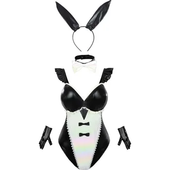 Karnevalový kostým Dámský kostým FCCAM Senpai Bunny černý S