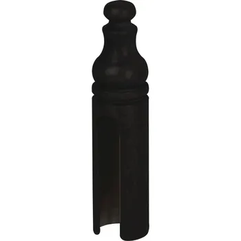 pant Černá krytka na dveřní panty, ozdobná