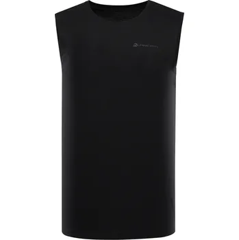 Pánské oblečení Alpine Pro Qaret Pánské rychleschnoucí tílko MTSE820 černá XL