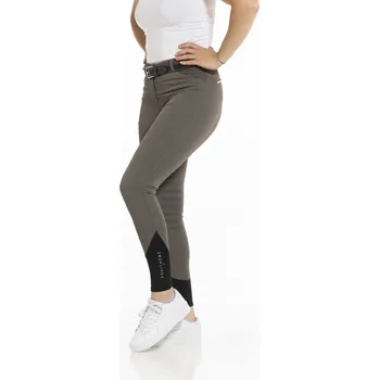 Jezdecké kalhoty EQUITHÈME Rajtky Josephine Equithème, s gripem, dámské, taupe 42