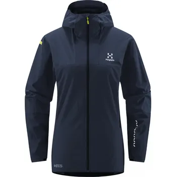 Dámská větrovka Dámská zimní bunda Haglöfs L.I.M Alpha Hood - tmavě modrá Velikost: XS