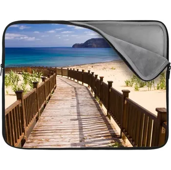 pouzdro na notebook Sablio Obal na notebook Chodníček na pláž - 17"