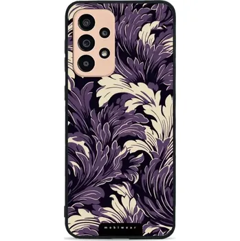 Pouzdro na mobilní telefon Lesklý kryt Mobiwear Glossy - Samsung Galaxy A33 5G - GA46G Fialové rostliny (Prémiové lesklé pouzdro, obal, kryt Mobiwear Glossy na mobil Samsung Galaxy A33 5G - GA46G Fialové rostliny, materiál Plast + TPU silikon - krytí po všech stranách, neošoupateln