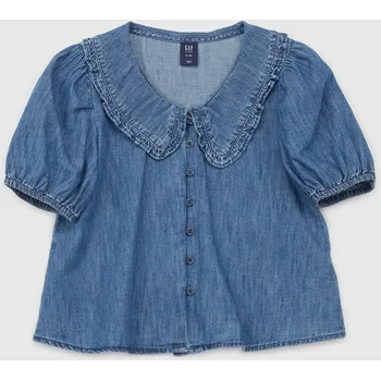 GAP Dívčí Dětská džínová halenka 563373-00 Velikost: M Tričko zdarma při nákupu nad 3000,-!