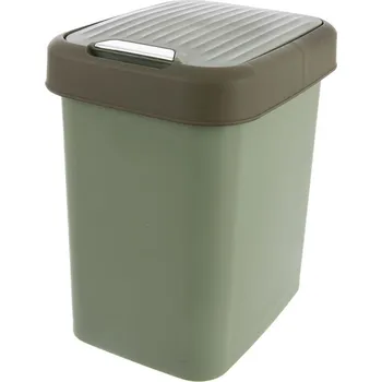 Odpadkový koš ORION Plastový odpadkový koš VERDE 12 l zelená