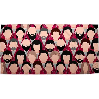 Osuška Sablio Ručník Money heist Anonymní tváře - 50x100 cm