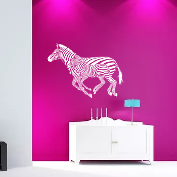 samolepka Sablio Samolepka na zeď: Pasoucí se zebry 3 - 60x43 cm