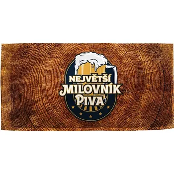 Sablio Ručník Největší milovník piva - 50x100 cm