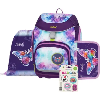 Školní batoh Set 4dílný OXY Sherpy Motýl