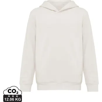 Pánská mikina Dětská mikina s bočními kapsami IQONIQ Yengo z rec. bavlny - Ivory White / 1112