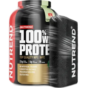 Protein Nutrend Protein pack 100% Whey protein pistácie 2250 g + ručník
