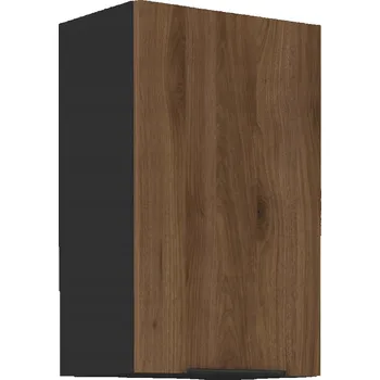 Kuchyňská skříňka Kuchyňská skříňka Kondela černá 31 x 45 x 71,5 cm, barva dvířek: tmavé legno