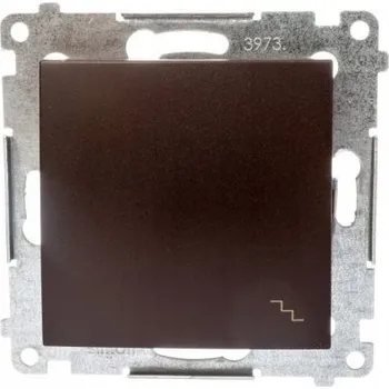 vypínač Schodišťový vypínač pod omítku Kontakt-simon odstíny hnědé DW6.01/46