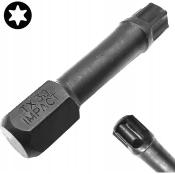 Bit BIT ÚDEROVÝ TX30 30mm HVĚZDIČKOVÝ TORX TORSION IMPACT COBIT 1 Ks
