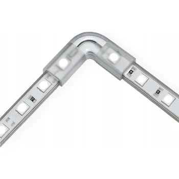 LED osvětlení Rohová spojka pro LED pásek 5050 2835 10mm, konektor typu L, spojka 230V