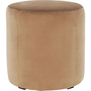 Taburet Taburet čalouněný Kondela hnědý
