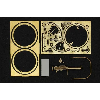 Plastikový model Miniworld 1/48 Lewis Mk II Single Machine Gun On The Scarff Ring