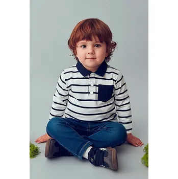 Kojenecké oblečení Dětské polo tričko Mayoral 2103.3F.Baby.9BYA bílá 00A, vel. 74