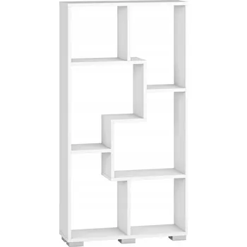 Knihovna Regál Nabbi 60 cm x 123 cm x 20 cm bílý