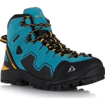 Pracovní obuv POHODLNÉ DÁMSKÉ VYSOKÉ TREKOVÉ BOTY BERGSON NYIKA STX | TYRKYSOVÉ | 38
