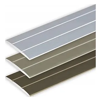 přechodová lišta Toolerando přechodová lišta k podlaze, soklová, hliník, hnědá