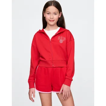 Dívčí mikina GAP Dívčí Dětská crop mikina VintageSoft 780449-02 Velikost: XS Tričko zdarma při nákupu nad 3000,-!