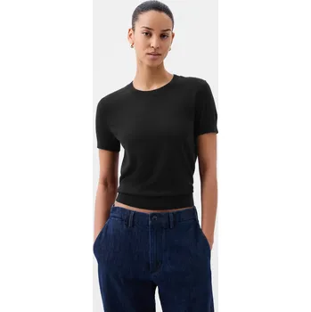 Dámský svetr GAP Dámský Krátký crop svetr CashSoft 854755-04 Velikost: XS Tričko zdarma při nákupu nad 3000,-!