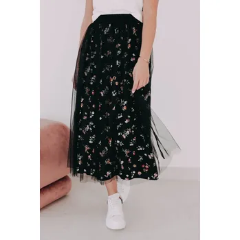 Dámská sukně Sukně Tia Midi Black Flo, S
